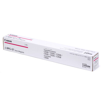 佳能NPG-67M红色原装大容量粉盒适用佳能C3020/3320/3325/3330/3520/3725复印机（约19000页）