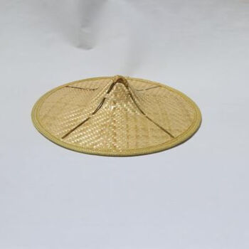 帽特色帽子竹编斗笠舞蹈舞台帽子花腰斗笠帽表演道具少数名族傣族头饰