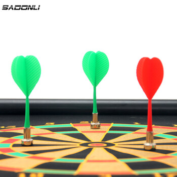 新动力飞镖盘17寸软性双面磁性套装儿童玩具比赛团建娱乐+6支飞镖XD0116