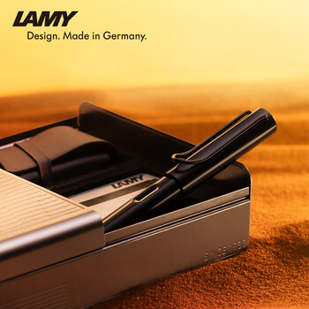 LAMY宝珠笔 恒星系列方舟礼盒练字正姿签字笔学生文具办公礼品 节日礼物企业团购 燃油灰色0.7mm