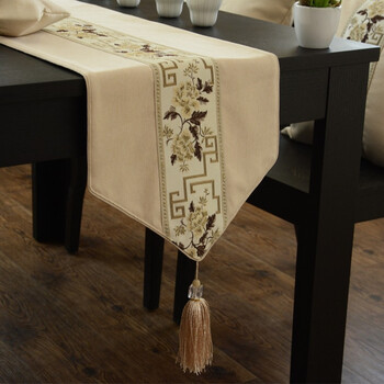 乐唯仕茶桌桌旗布茶席桌布新中式桌旗禅意高档茶几桌旗茶台布艺长条茶