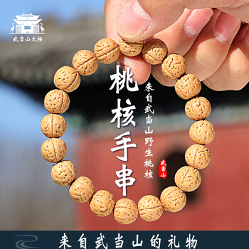 文玩堂：十八玉の桃核手持ち数珠 文玩堂：十八