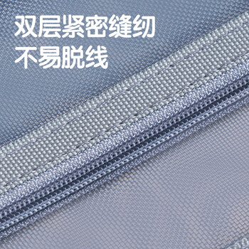 得力（deli）网纱拉链袋文件袋一年级 文具袋透明学科分类袋试卷作业收纳 彩色款5科混装PP115A