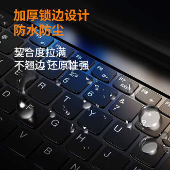 嘉速适用戴尔游匣G15灵越5530/20黑胶键盘膜+防蓝光钢化膜15.6英寸钢化玻璃屏幕保护贴膜套装