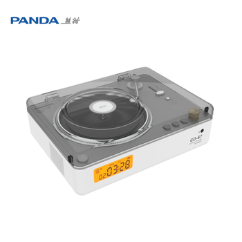 熊猫（PANDA）CD-67 专辑cd机蓝牙播放机音响一体可外放家用播放器光盘发烧级唱碟片（白色）	