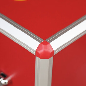 欧唛（oumai） 投票箱 铝合金可拆装大中小号投票箱票箱带轮子选举箱集票箱 红色加大号（带轮子）