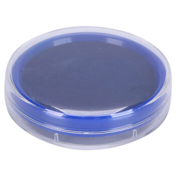 晨光（M&G）快干印台（透明圆）印油印章用盖章财务办公用品 AYZ97512B 蓝色 6盒装