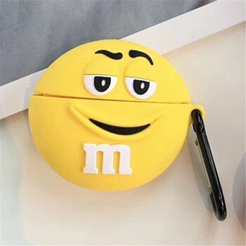 pro硅胶磨砂软壳3代 表情黄色m豆 黑扣 名创优品k66