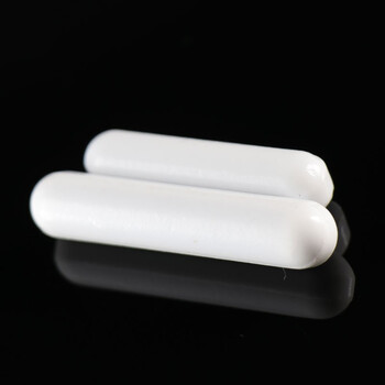 冰禹 BYlj-46 C型磁力搅拌子 PTFE转子四氟磁子 耐高温腐蚀聚四氟磁子 橄榄形圆柱形带箍 C10*60mm