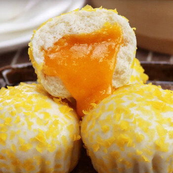 北记蛋黄金麦包黑芝麻流沙包子速冻早餐半成品燕麦馅广式儿童营养早点