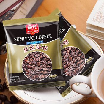 春光食品 海南特产 炭烧咖啡360g 速溶咖啡粉 冲调饮品 独立小包装 春光食品 海南特产 炭烧咖啡360g 速溶咖啡粉 冲调饮品 独立小包装