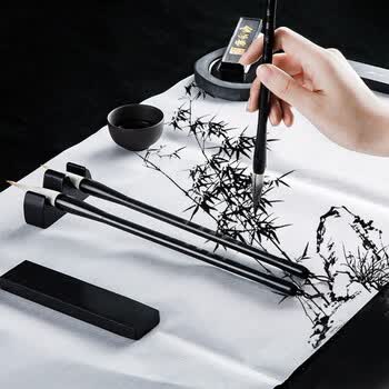 【全网低价，真便宜直播间】中盛画材 【教师节礼盒装】文房四宝套装毛笔砚台书法套装镇尺笔山礼品盒礼物送老师赠礼