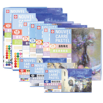 【全网低价】樱花(SAKURA)色粉笔 硬质粉彩12色套装(明色系)彩色粉笔画棒颜料手绘素描画笔美术生画画 【全网低价】樱花(SAKURA)色粉笔 硬质粉彩12色套装(明色系)彩色粉笔画棒颜料手绘素描画笔美术生画画