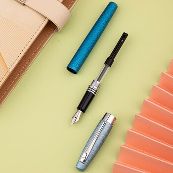 英雄（HERO）钢笔    雅悦系列 铱金签字笔 学生高颜值生日礼物 蓝色 F尖