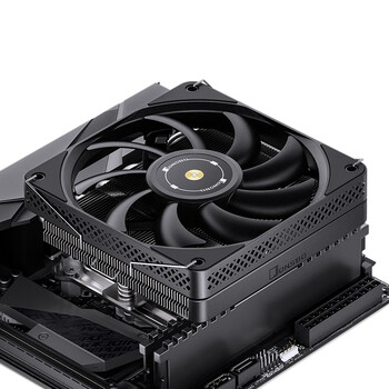 乔思伯（JONSBO）HP600黑色 下压式CPU风冷散热器（多平台/6热管/PWM智能温控/12CM风扇/附硅脂）