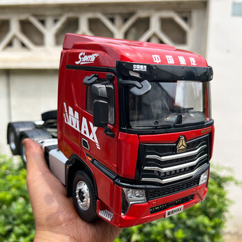 mine原厂重汽1:24 豪沃max 豪泺 howo max牵引车拖头车模卡车合金模型