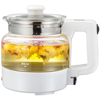 万迪王 全玻璃无胶圈养生壶全自动保温定时烧水电脑控制或机械大小火