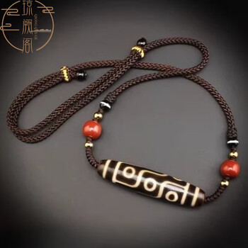 朱砂老礦九眼天珠m−768 六眼老天珠品牌