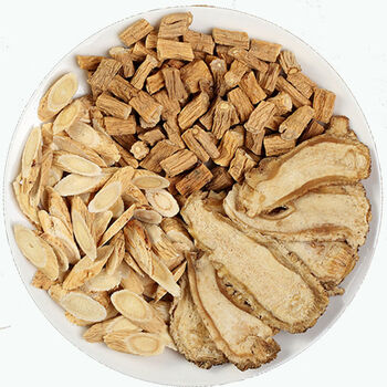 新货无硫野生党参片当归黄芪大片组合泡茶 黄芪当归党参各250克送红枣