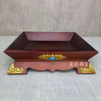 蒙古烤全羊盘手把肉盘羊腿托盘蒙古族特色餐具蒙餐专用餐盘 19*19cm酒