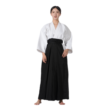 银盛（YinSheng）剑道服男女棉面料白色裤裙比赛训练居合道服 上白下黑一套 170cm【图片 价格 品牌 报价】-京东