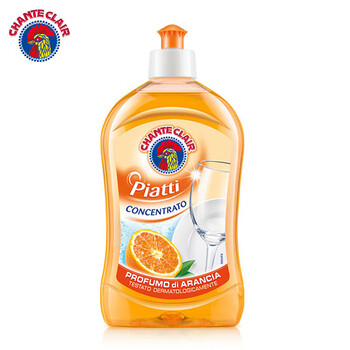 大公鸡管家香橙洗洁精+柠檬洗洁精 植物配方500ml*2瓶装 浓缩去油污无残留