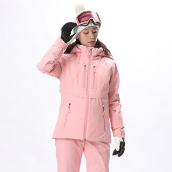 RUNNING RIVER奔流 女士 冬季 户外运动双板保暖滑雪服上衣外套新款A2050 302粉 38-M