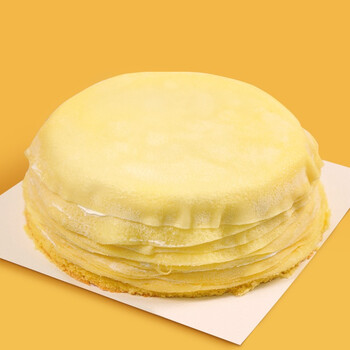 榴莲千层蛋糕8英寸 生日蛋糕 西式烘焙下午茶甜点零食 果肉含量达300g