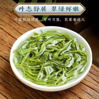 匠界茶叶碧螺春绿茶新茶嫩芽浓香型果香韵玻璃罐礼盒装250g中秋送礼