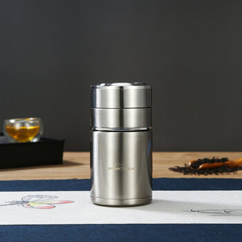 goyn日本进口保温杯全钢茶水分离316无缝不锈钢泡茶杯男女车 44ml 316