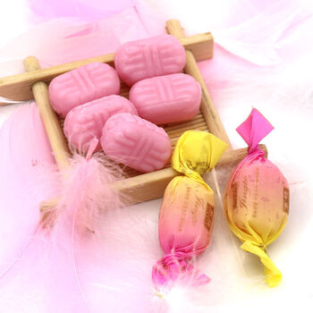 香糖散装500g1斤60颗水果蜜桃200g体香糖喜糖清新口气硬糖 体香糖粉黄