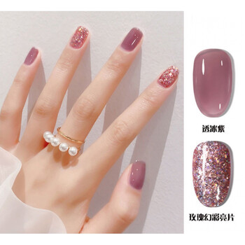 网红春夏显白裸色指甲油胶2021年冰透色甲油胶美甲店专用光疗甲油