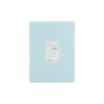 国誉Littlewoods系列四孔活页本大容量可换内页笔记本子 A5/40页横线 雪松蓝 1本 WSG-RUNP82LB