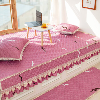 支持定制榻榻米床单四季加厚床盖防滑大火炕垫罩一面床裙炕套海鸥四季