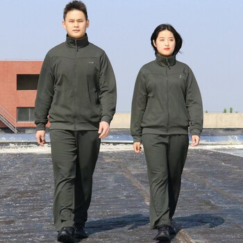 甲者 长袖体能服训练服套装男士训练服作训服春秋季户外速干透气晨练