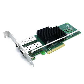 dell戴尔pcie网卡服务器工作站台式机英特尔x710双口万兆光纤含光纤
