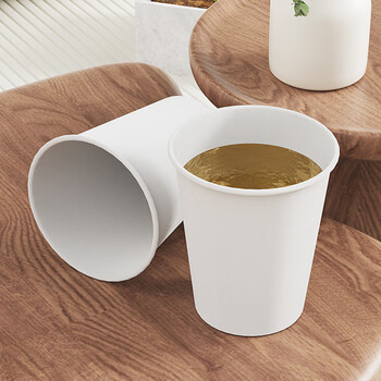 Sodolike尚岛商务纸杯210ML*1000只纯白色 加厚杯子无印刷水杯整箱装 