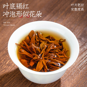 福茗源茶叶 滇红宝塔红茶 特级2025新茶春茶滇红茶罐装100g茶叶自己喝