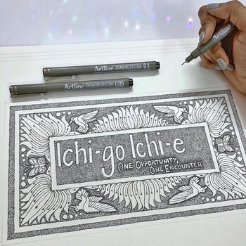 【开学必备】旗牌(Shachihata)Artline 超细勾线笔 防水绘图笔 漫画/设计/动漫专用 0.05mm 黑色 EK-2305 【开学必备】旗牌(Shachihata)Artline 超细勾线笔 防水绘图笔 漫画/设计/动漫专用 0.05mm 黑色 EK-2305