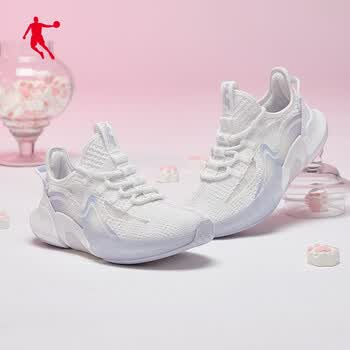 乔丹官方旗舰休闲鞋女鞋2021夏季新款舒适回弹减震网面透气跑步运动