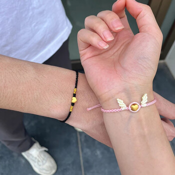 爱心手链一对情侣【图片 价格 品牌 报价】-京东