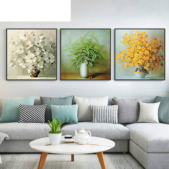 画墙壁挂画l款9mm薄板三幅画时尚北欧新中式歺厅复古7070cm电表箱创意