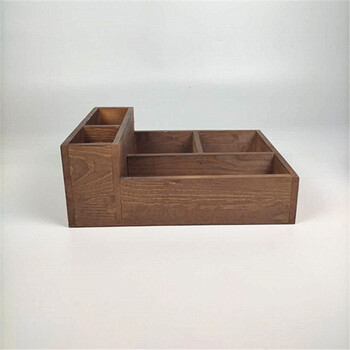 xiaolang粉笔盒讲台用收纳盒学校教室讲台讲桌粉笔盒木质办公桌面多