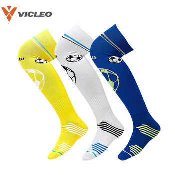 维克利奥(VICLeO) 儿童足球袜过膝青少年毛巾底防滑专业训练长筒袜1363 白色均码 维克利奥(VICLeO) 儿童足球袜过膝青少年毛巾底防滑专业训练长筒袜1363 白色均码