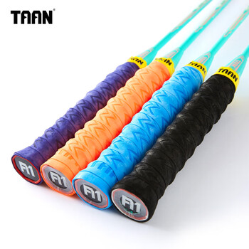 泰昂泰昂羽毛球拍手胶龙骨磨砂压纹握把胶舒适减震吸汗带TWQ6 四条装