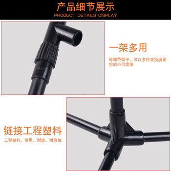 英辉（INVUI）羽毛球网架移动便携式  羽毛球架 可调节标准5.1米单打 带球网