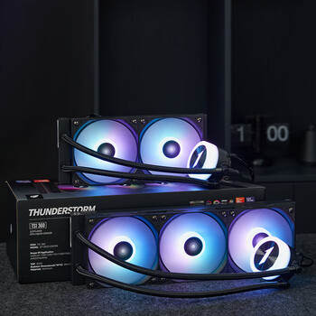 首席玩家（1st player）澈TS1 360一体式水冷CPU散热器(易理线风扇/白玉层态冷头/多平台兼容/ARGB灯光/漏液终生包赔)