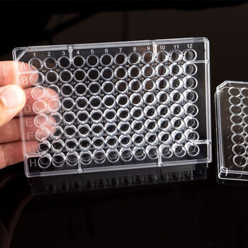 海斯迪克 HKCL-347 96孔平底细胞培养板 酶标板 细菌培养板 实验耗材 普通款 海斯迪克 HKCL-347 96孔平底细胞培养板 酶标板 细菌培养板 实验耗材 普通款