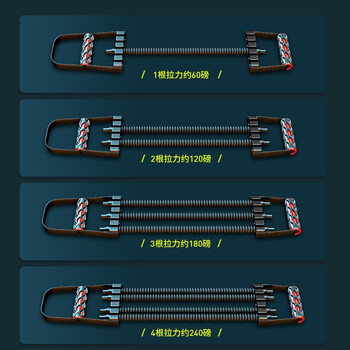 欣怡万嘉扩胸拉力器男开肩脚蹬健身拉力绳拉力带8字弹力绳力量训练器材女