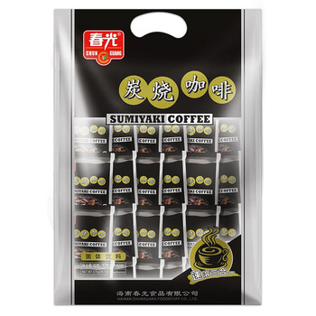 春光海南特产 炭烧咖啡570g 速溶咖啡粉 冲调饮品 独立小包装 春光海南特产 炭烧咖啡570g 速溶咖啡粉 冲调饮品 独立小包装